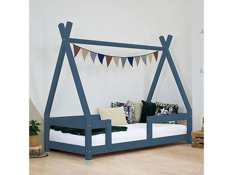 NAKANA kinderbed 90 x 190 marineblauw