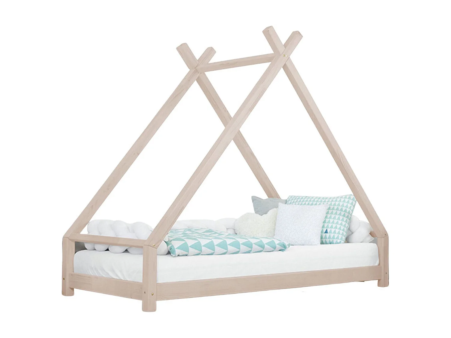 TAHUKA kinder tipi bed 90 x 190 beige