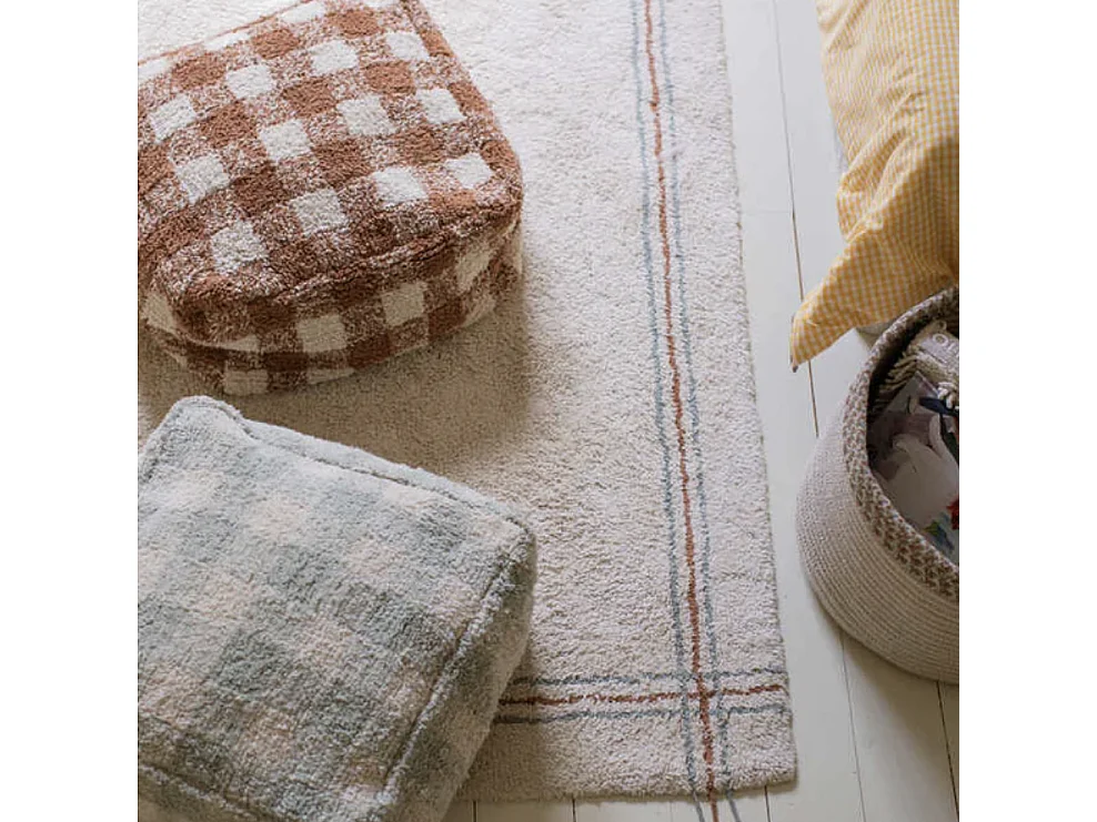 Coussin d'assise Vichy Blue Sage