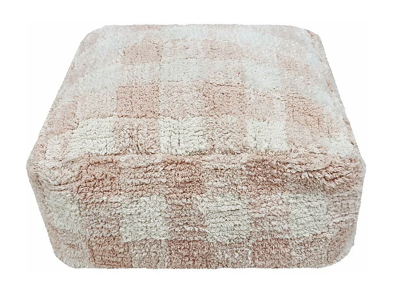 Coussin d'assise Vichy Rose