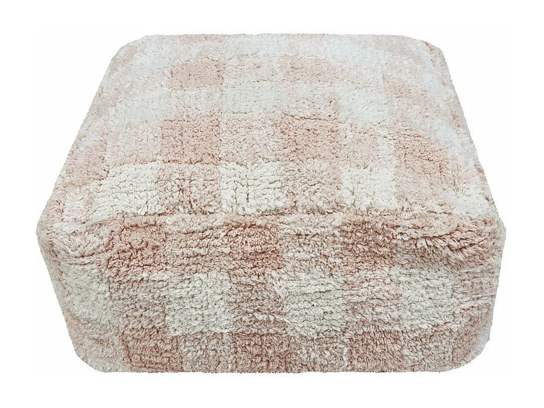 Coussin d'assise Vichy Rose