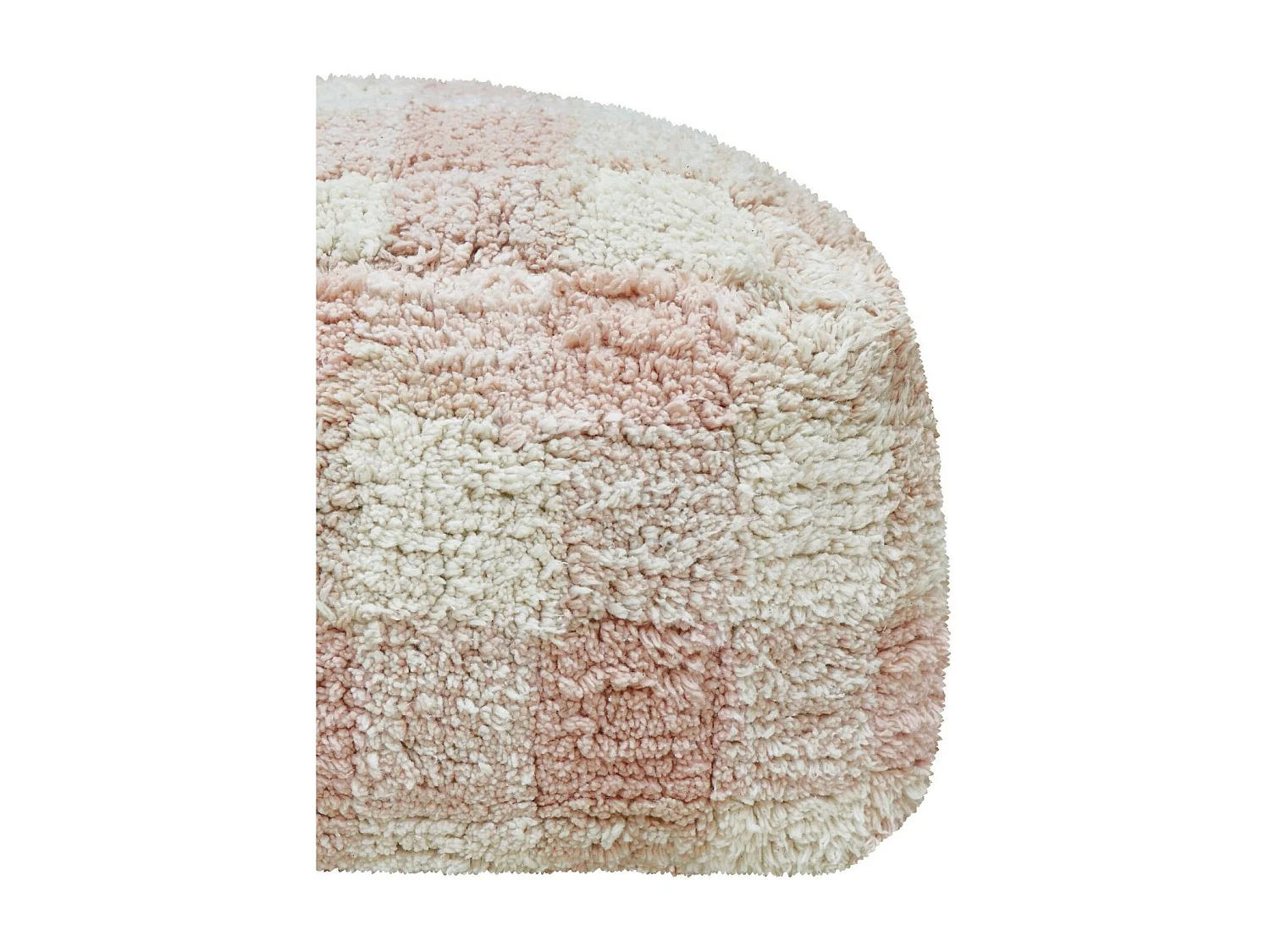Coussin d'assise Vichy Rose