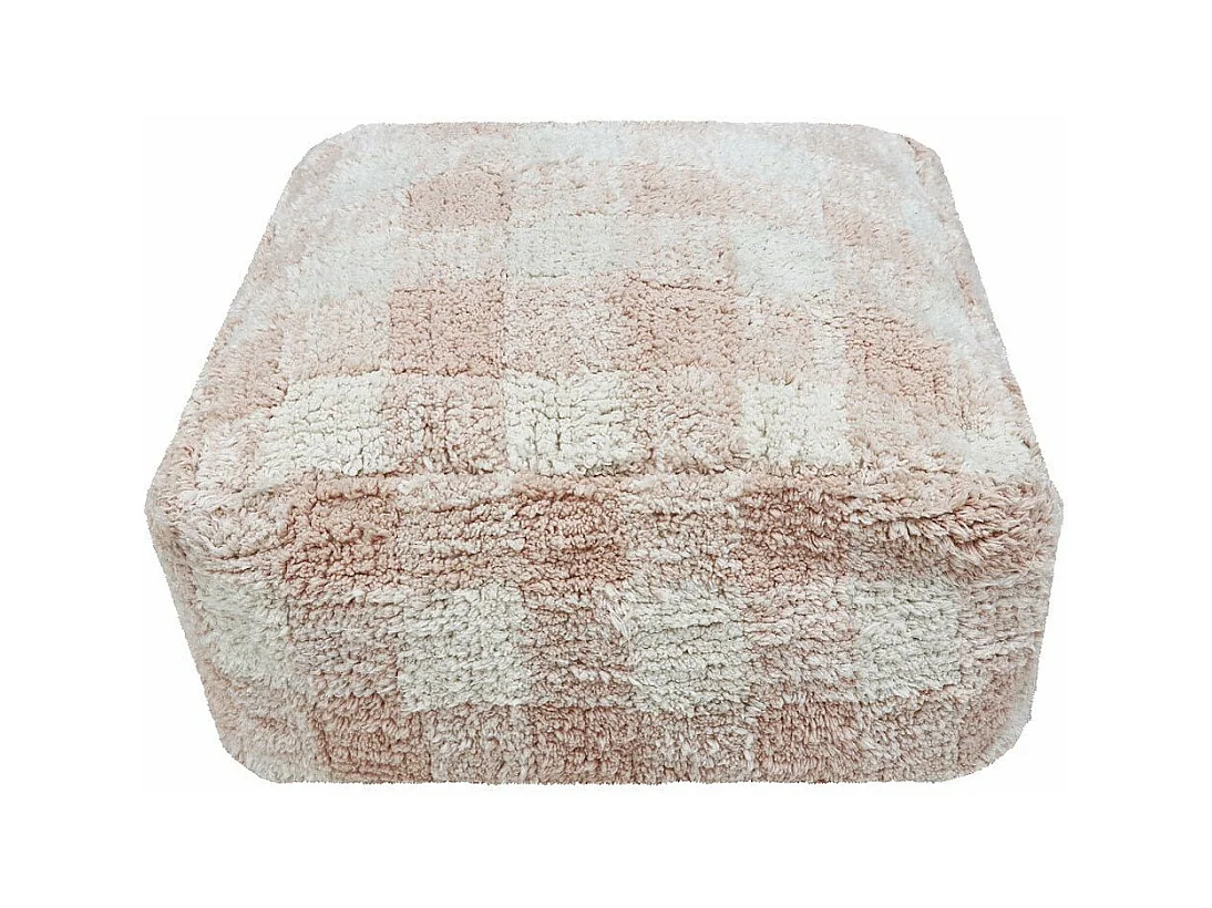 Coussin d'assise Vichy Rose