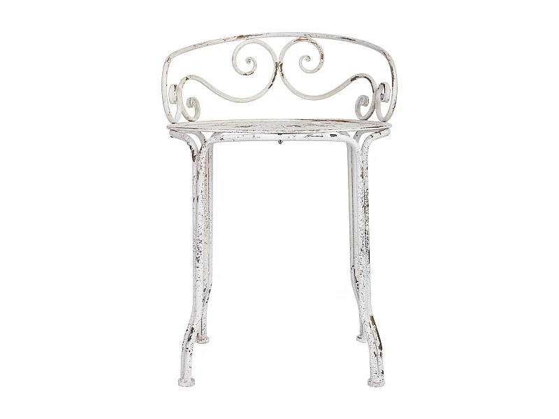 Taburete de metal acabado envejecido 44x44x66,5h cm