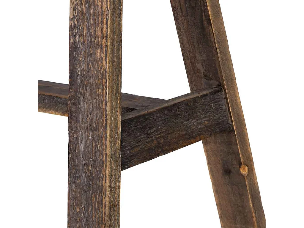 Gestoffeerde houten bank met unieke stijl en comfort