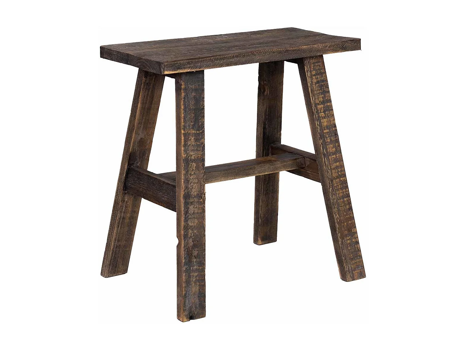 Tabouret en bois 42x28x43h cm