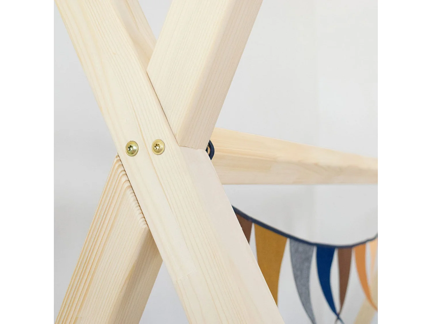 Lit tipi enfant NAKANA 140 x 200 vert pétrole