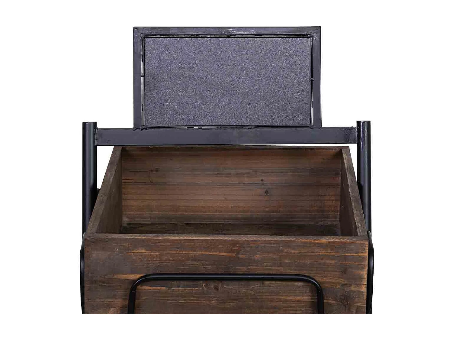 Estante em madeira e metal 50x48x168h cm