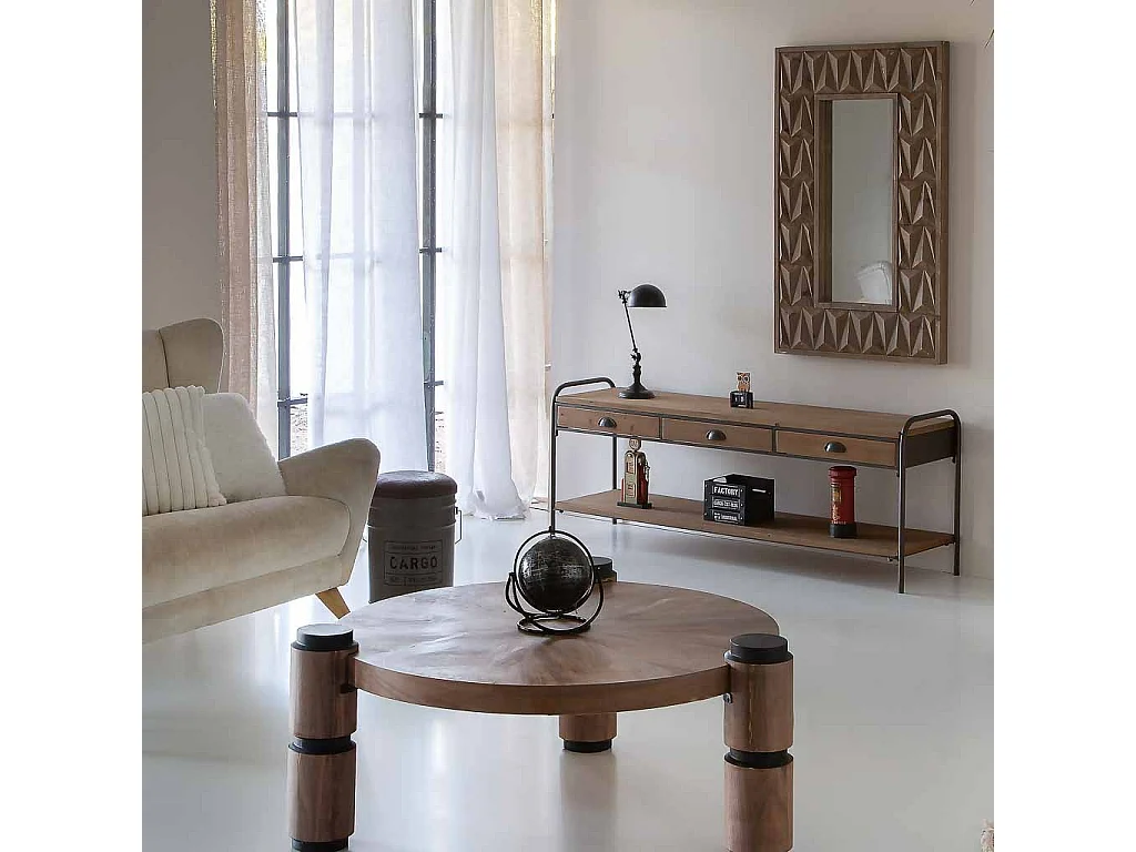 Secchio in metallo, coperchio e manico imbottiti, metallo stampato, grigio D31x35/40h cm