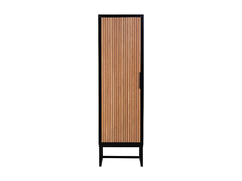 Armario de 3 cajones madera y metal 40.5x37x139,5h cm