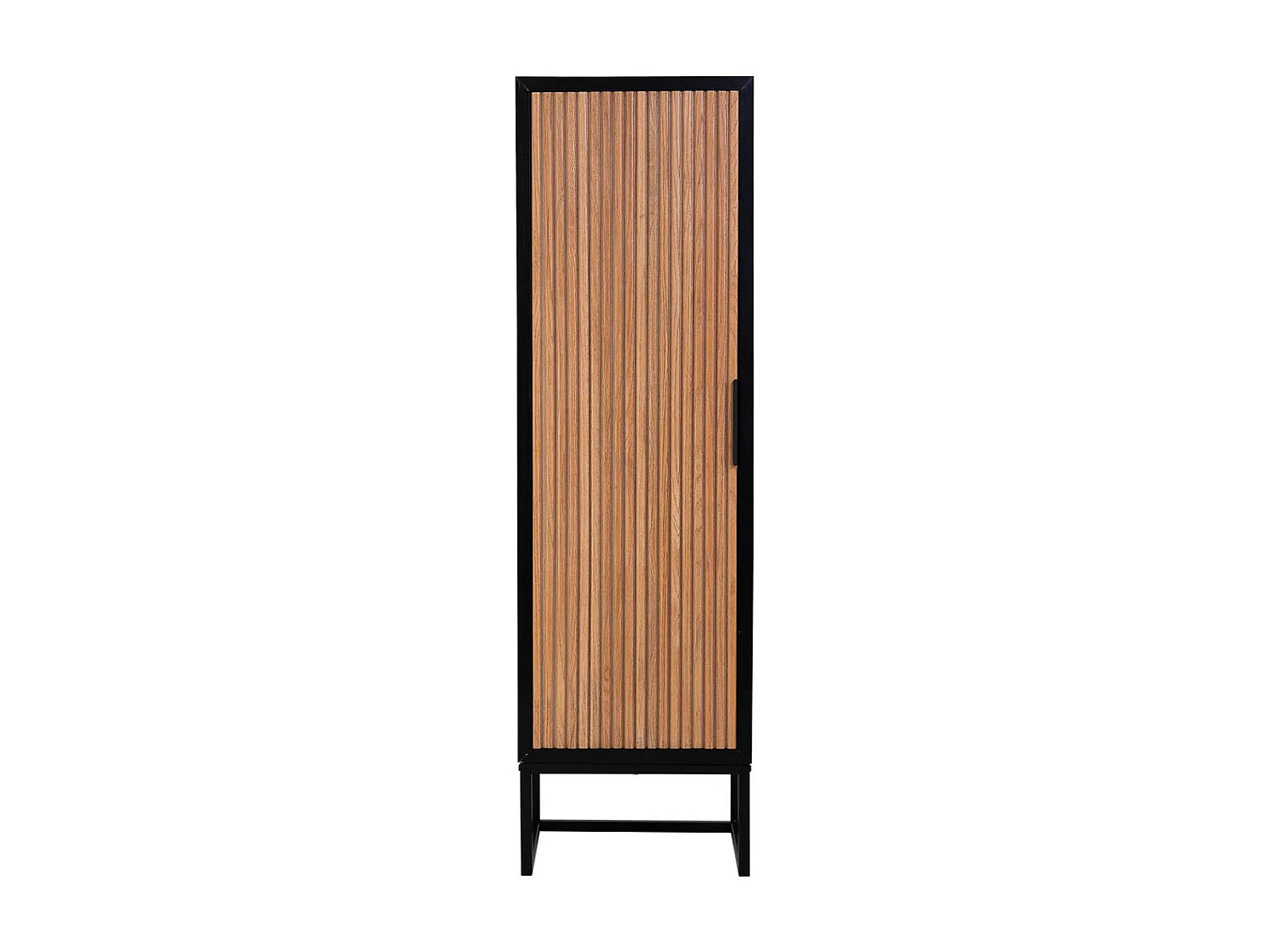 Armario de 3 cajones madera y metal 40.5x37x139,5h cm