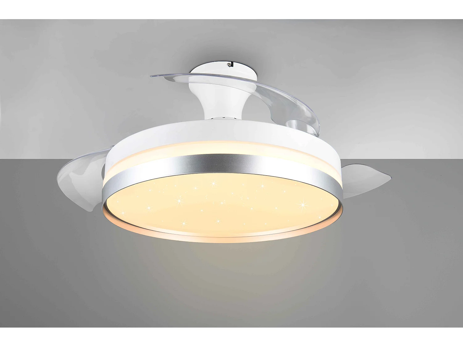 Plafoniera con Ventilatore estate/inverno, titano, D 100 cm Lindberg