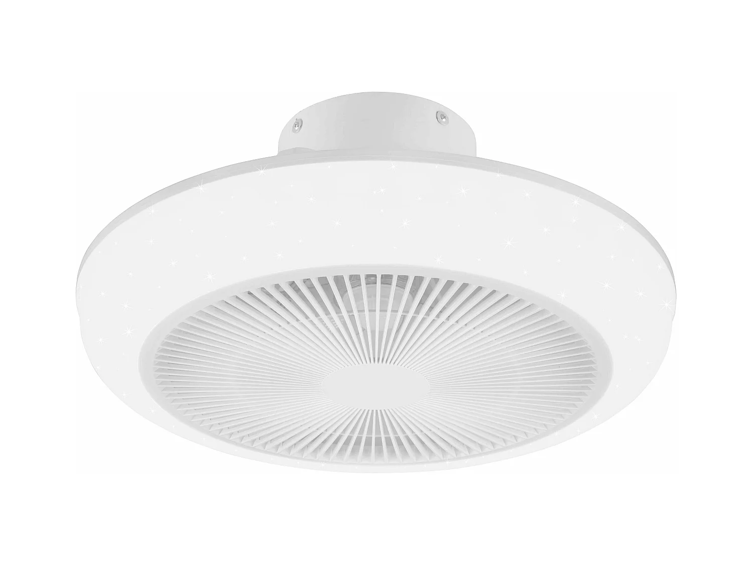 Plafoniera con Ventilatore estate/inverno, grigio, D 48 cm Mjolby