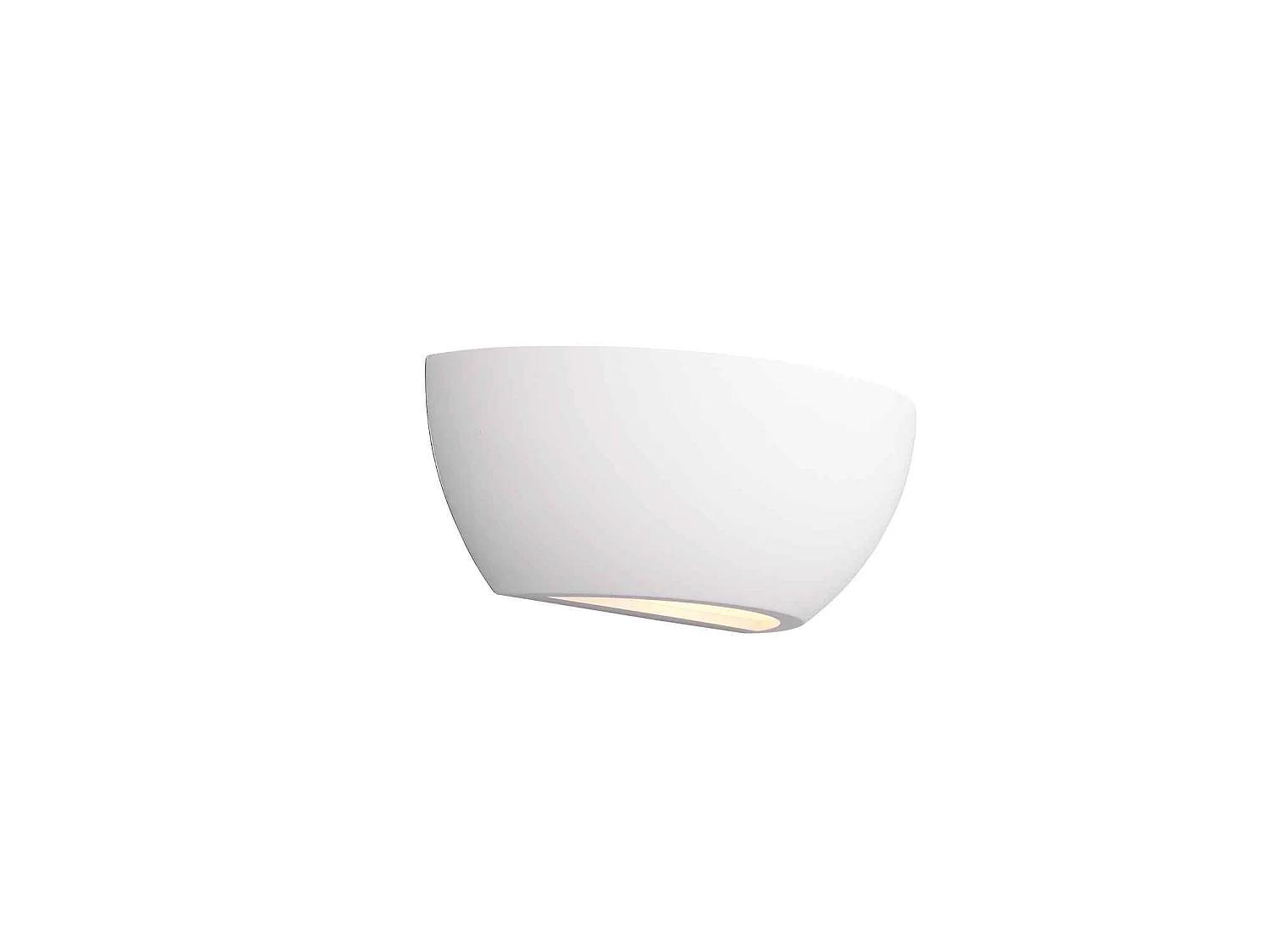 Wandlamp ROMA - 0x0x9.5 cm - Wit