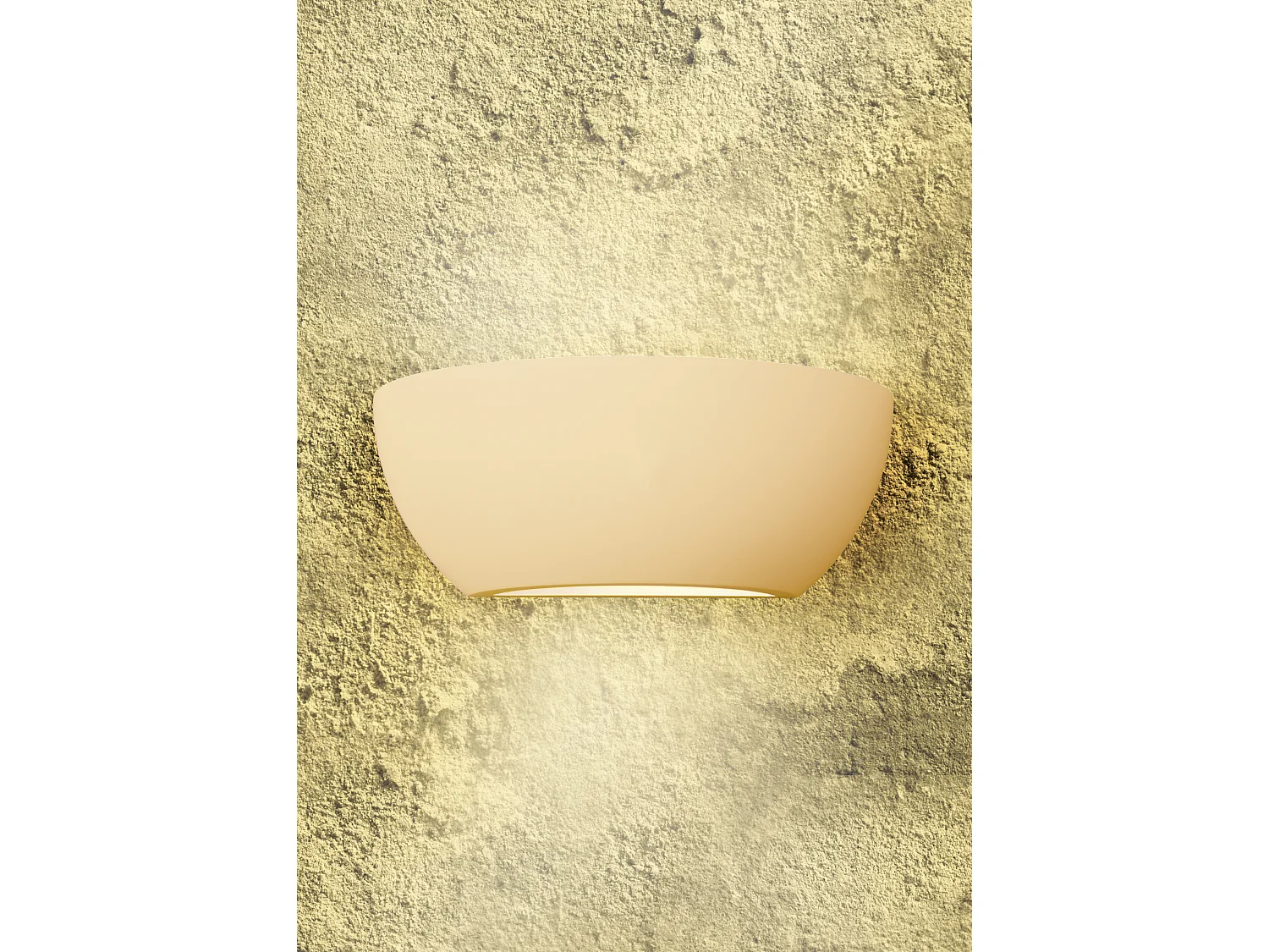 Wandlamp ROMA - 0x0x9.5 cm - Wit