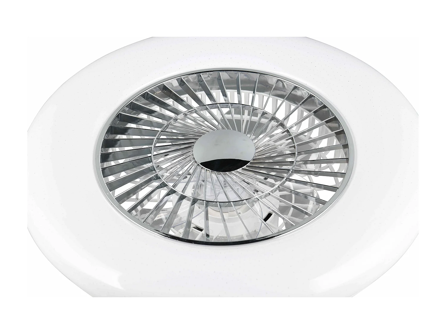 Plafoniera con Ventilatore estate/inverno, bianco, D 58 cm Visby