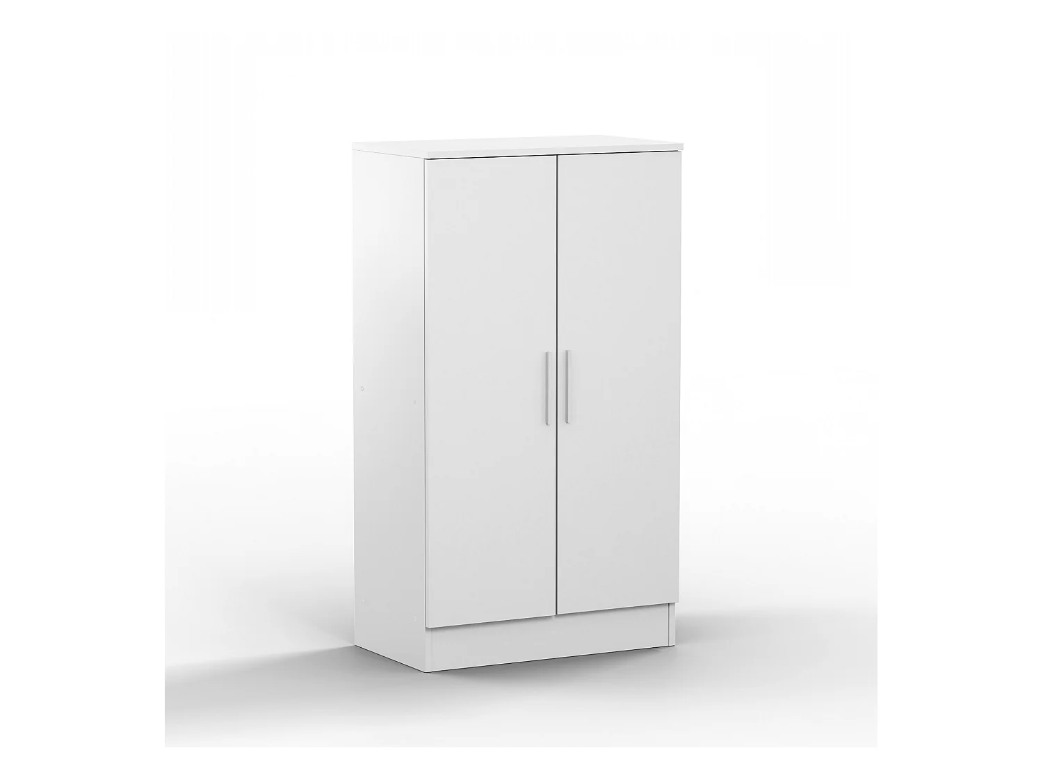Zapatero Dos Puertas Color (Blanco)(107X60X35 cm) - Buyqualia
