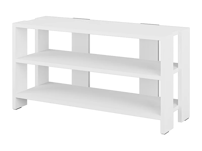 Mueble zapatero banco para zapatos rack para zapatos (alto 43 / ancho 84 fondo 31) en color (BLANCO) -Buyqualia