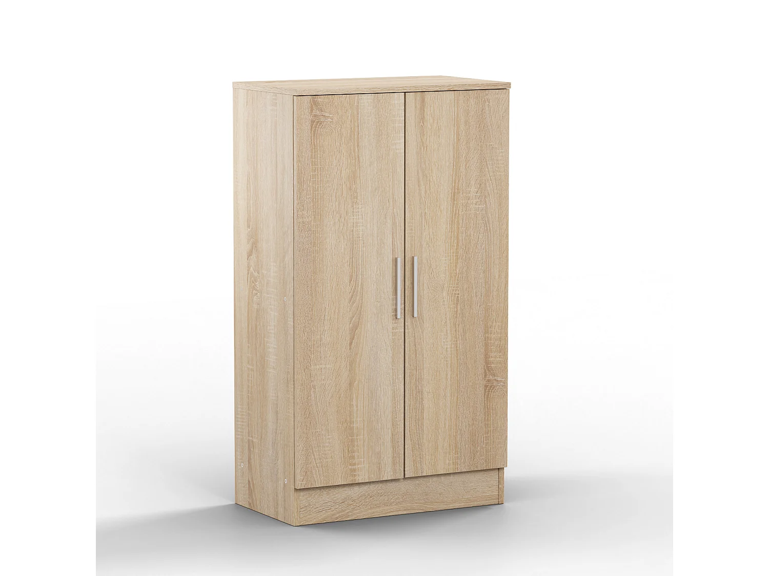 Mueble Zapatero Dos Puertas Color (Roble)(107x60x35 cm) - Buyqualia