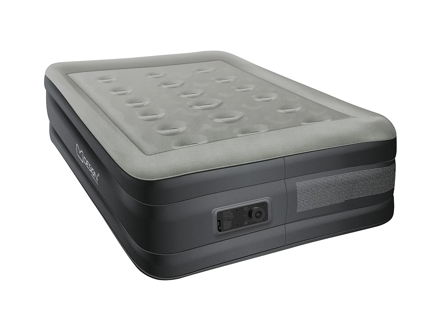 Matelas Gonflable pour 1 Personne 196 x 97 x 47 cm, Certifié TÜV, avec Pompe à Air Électrique 230V