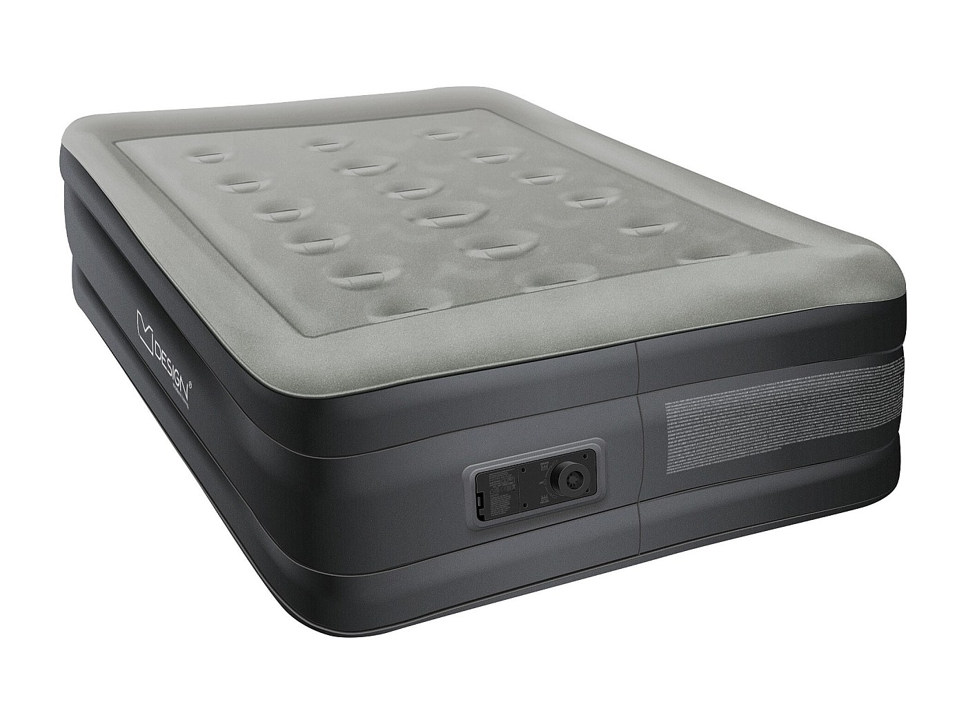 Materasso Gonfiabile Letto Ad Aria Autogonfiante Beige Con Pompa 196x97x47 Cm 92391226