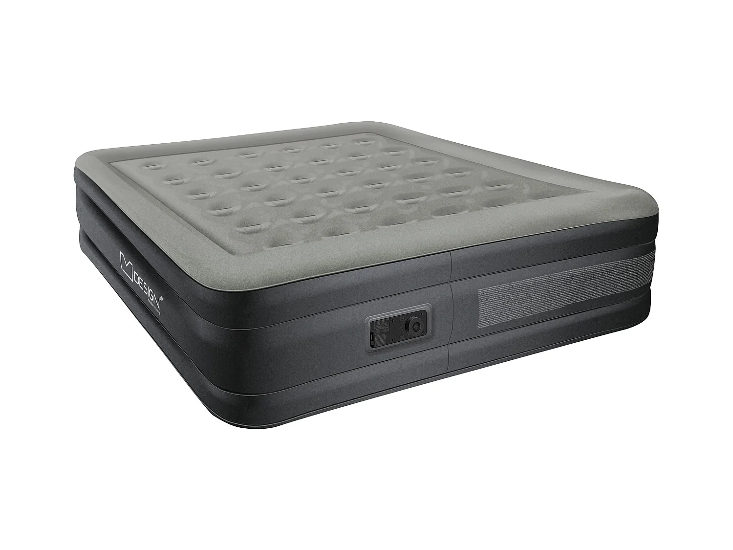 Matelas Gonflable pour 2 Personnes 203 x 157 x 47 cm, Certifié TÜV, avec Pompe à Air Électrique 230V