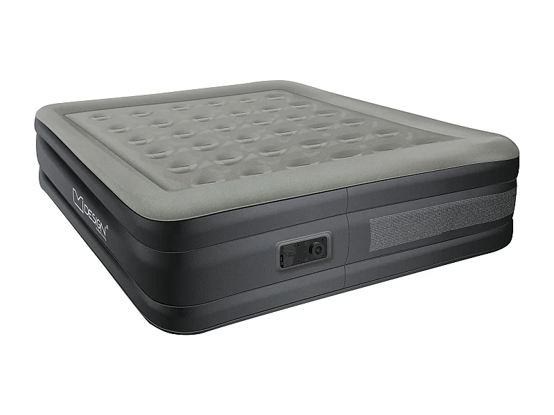 Matelas Gonflable pour 2 Personnes 203 x 157 x 47 cm, Certifié TÜV, avec Pompe à Air Électrique 230V