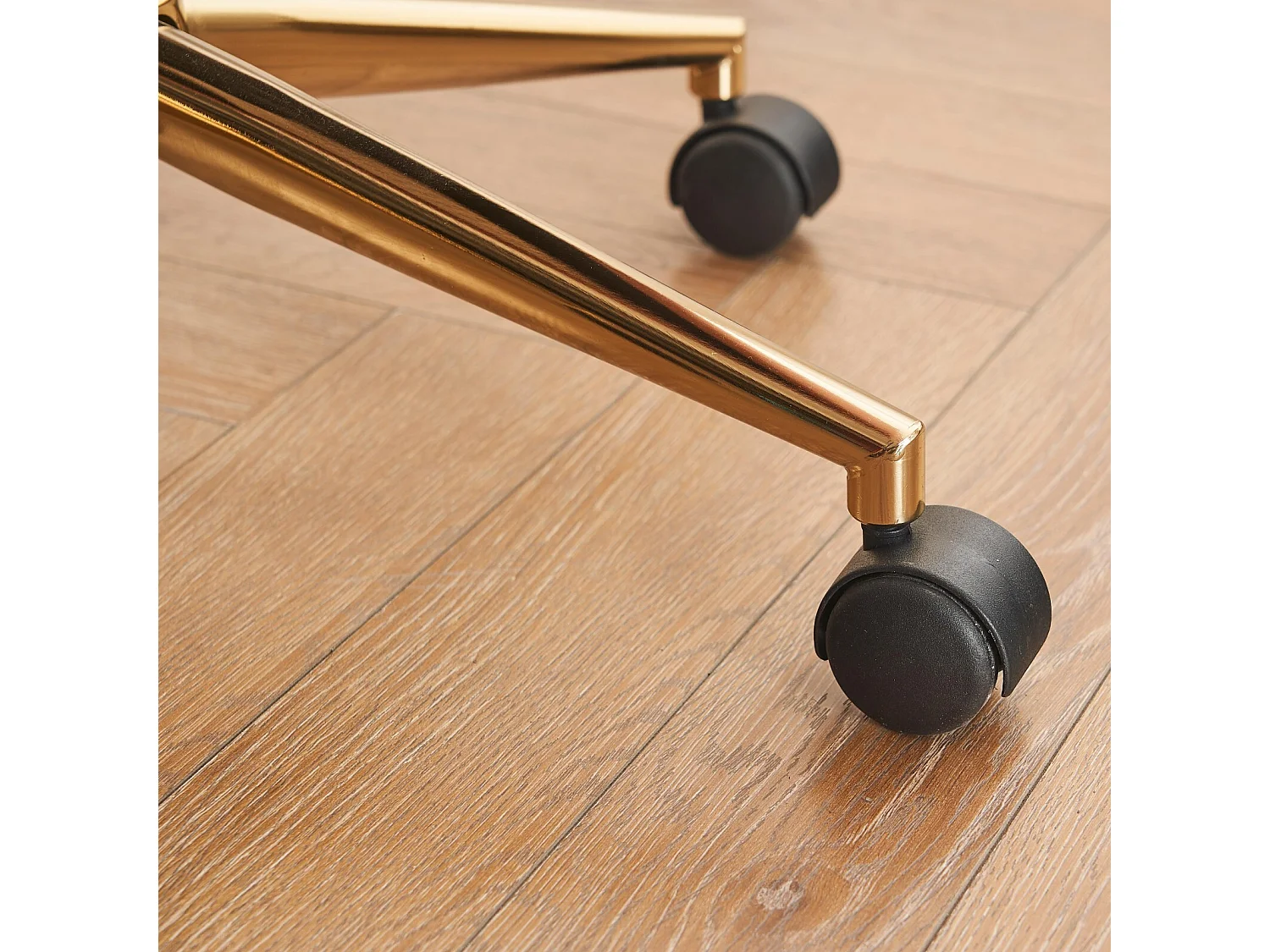 Chaise de bureau - Velours - Vert - Hauteur réglable - avec roulettes pivotantes et dossier ergonomique - 62x64x88/97cm