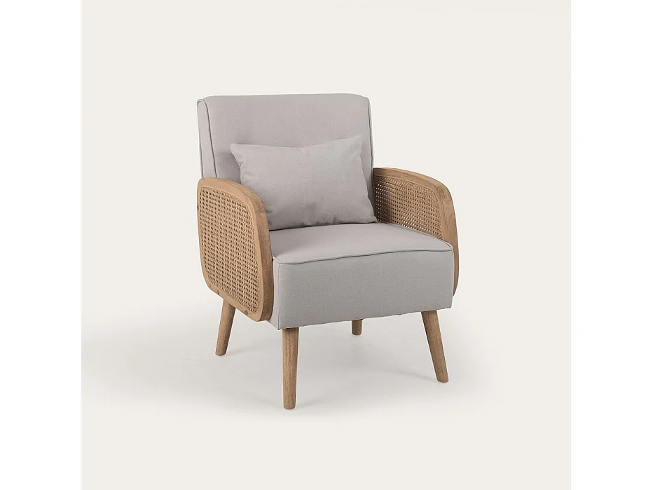 Poltrona tessile e schiuma pu naturale 49x83