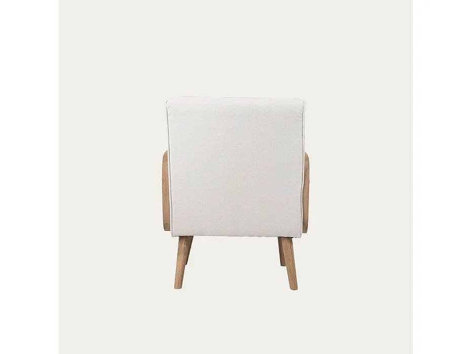 Poltrona tessile e schiuma pu naturale 49x83