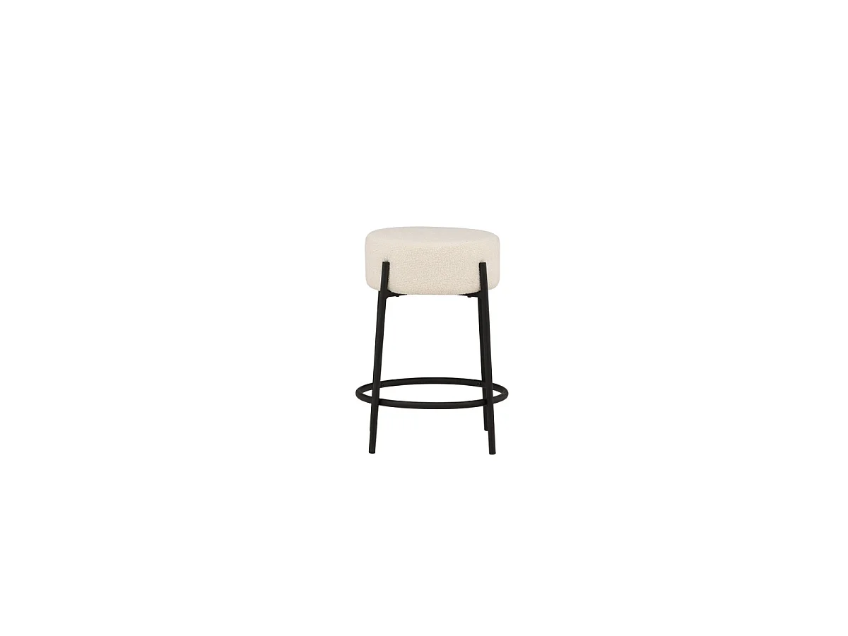 Sgabello da bar Tucson, altezza 60 cm, bianco.