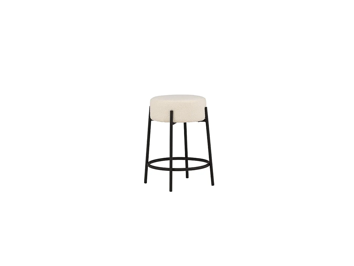 Sgabello da bar Tucson, altezza 60 cm, bianco.