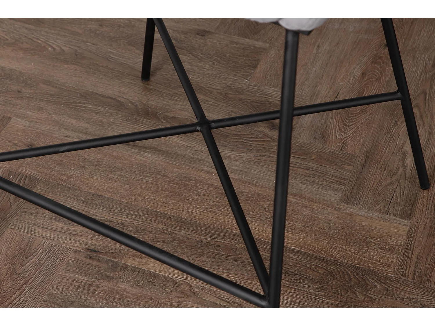 Chaise de Bar en Velours "Alton" 97cm Gris Foncé