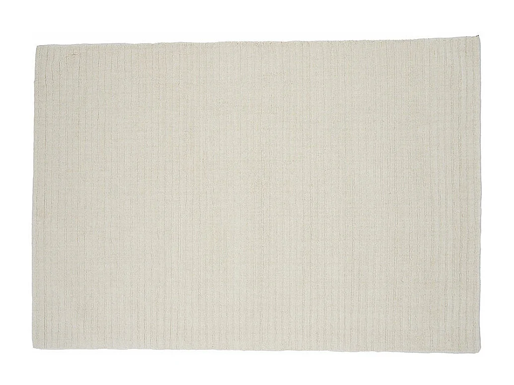 Tapis Déco en Laine "Milton" 202x300cm Blanc