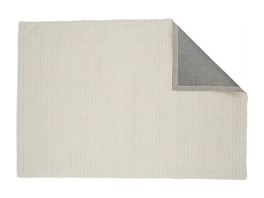 Tapis Déco en Laine "Milton" 202x300cm Blanc