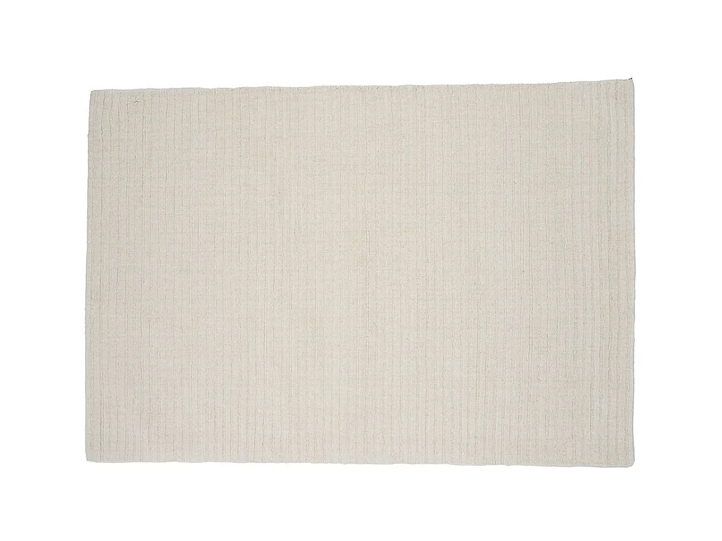 Tapis Déco en Laine "Milton" 162x230cm Blanc