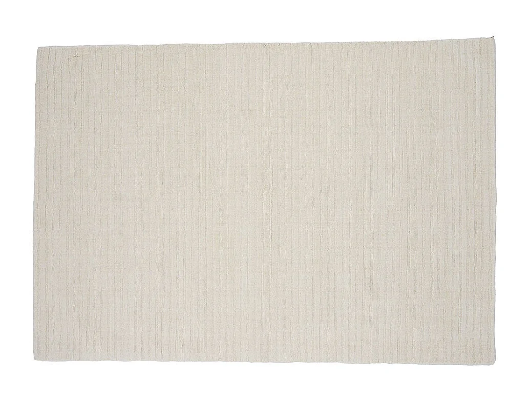 Tapis Déco en Laine "Milton" 162x230cm Blanc