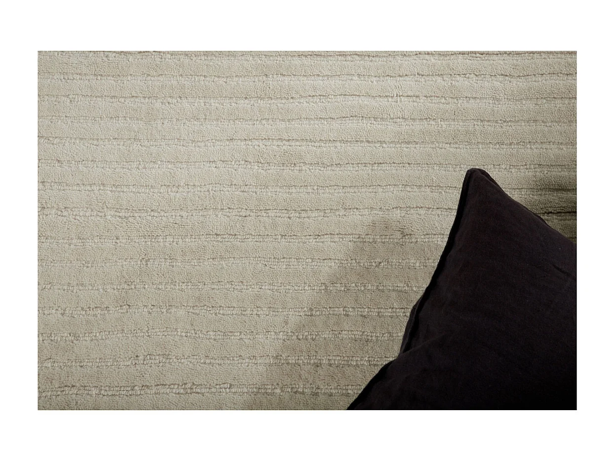 Tapis Déco en Laine "Milton" 162x230cm Blanc