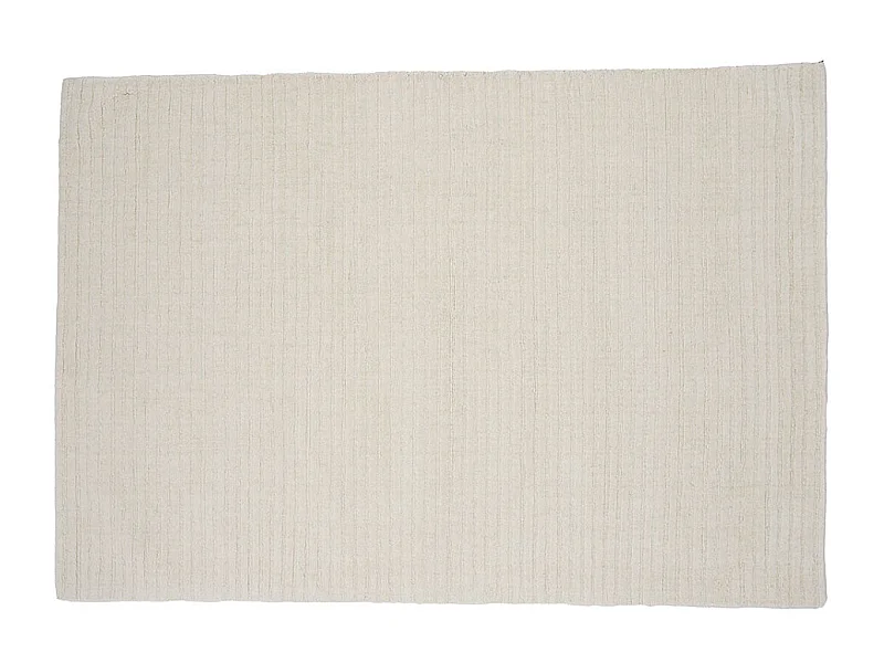 Tapis Déco en Laine "Milton" 162x230cm Blanc