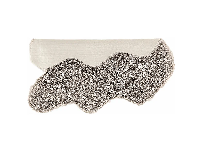 Tapis Déco "Katy" 60x90cm Gris Clair