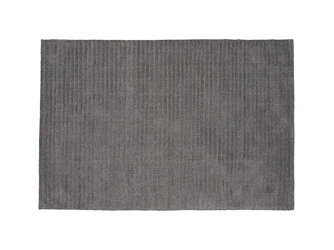 Tapis Déco en Laine "Milton" 202x300cm Gris Foncé