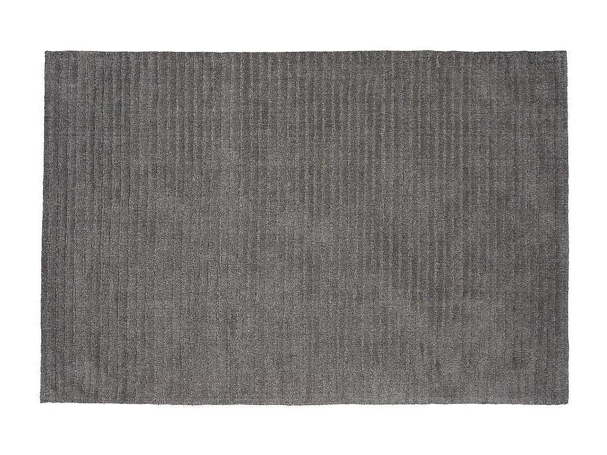 Tapis Déco en Laine "Milton" 202x300cm Gris Foncé