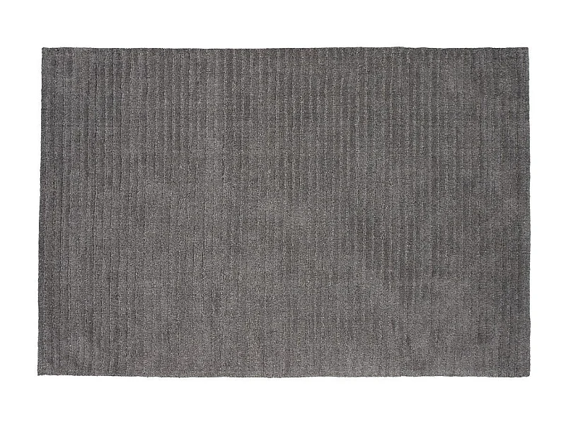 Tapis Déco en Laine "Milton" 202x300cm Gris Foncé