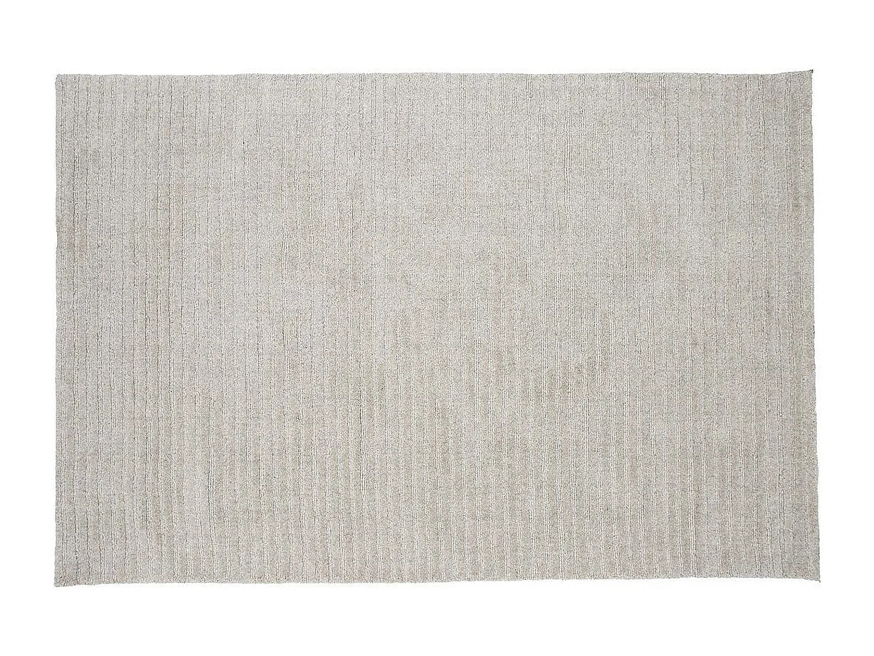 Tapis Déco en Laine "Milton" 162x230cm Gris Clair