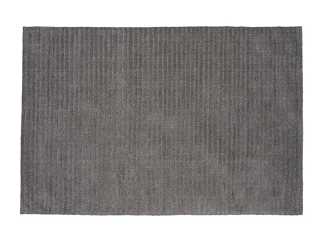 Milton vloerkleed 230x162cm donkergrijs.