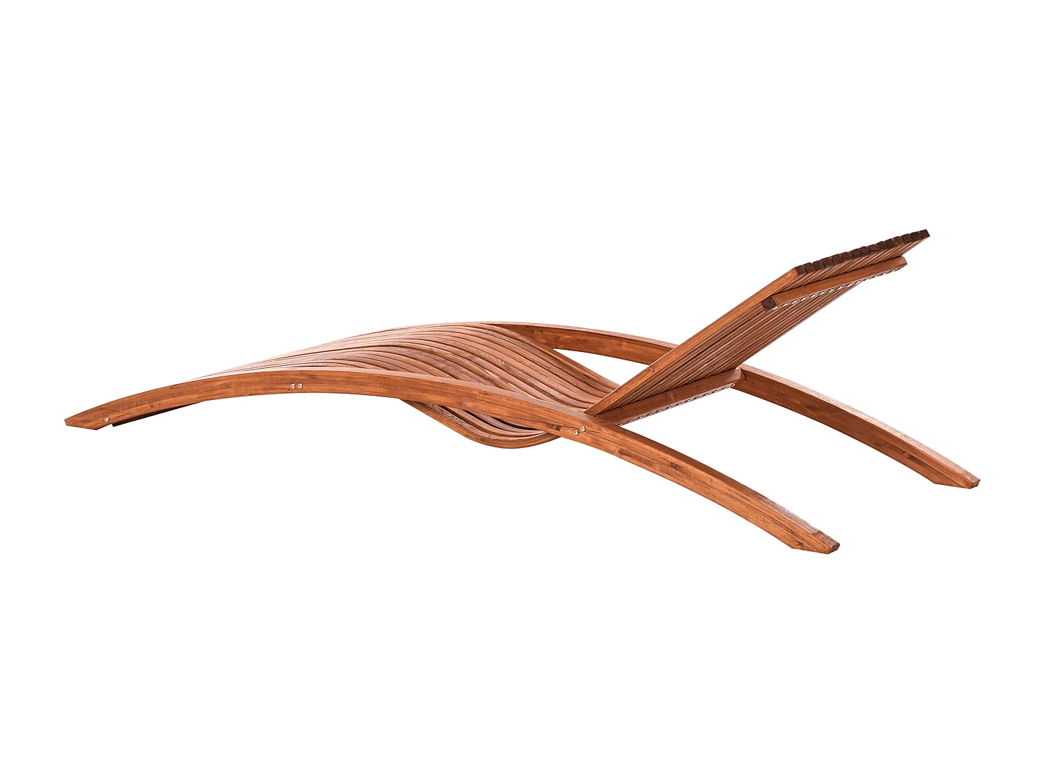 Ligstoel TANARO Bruin