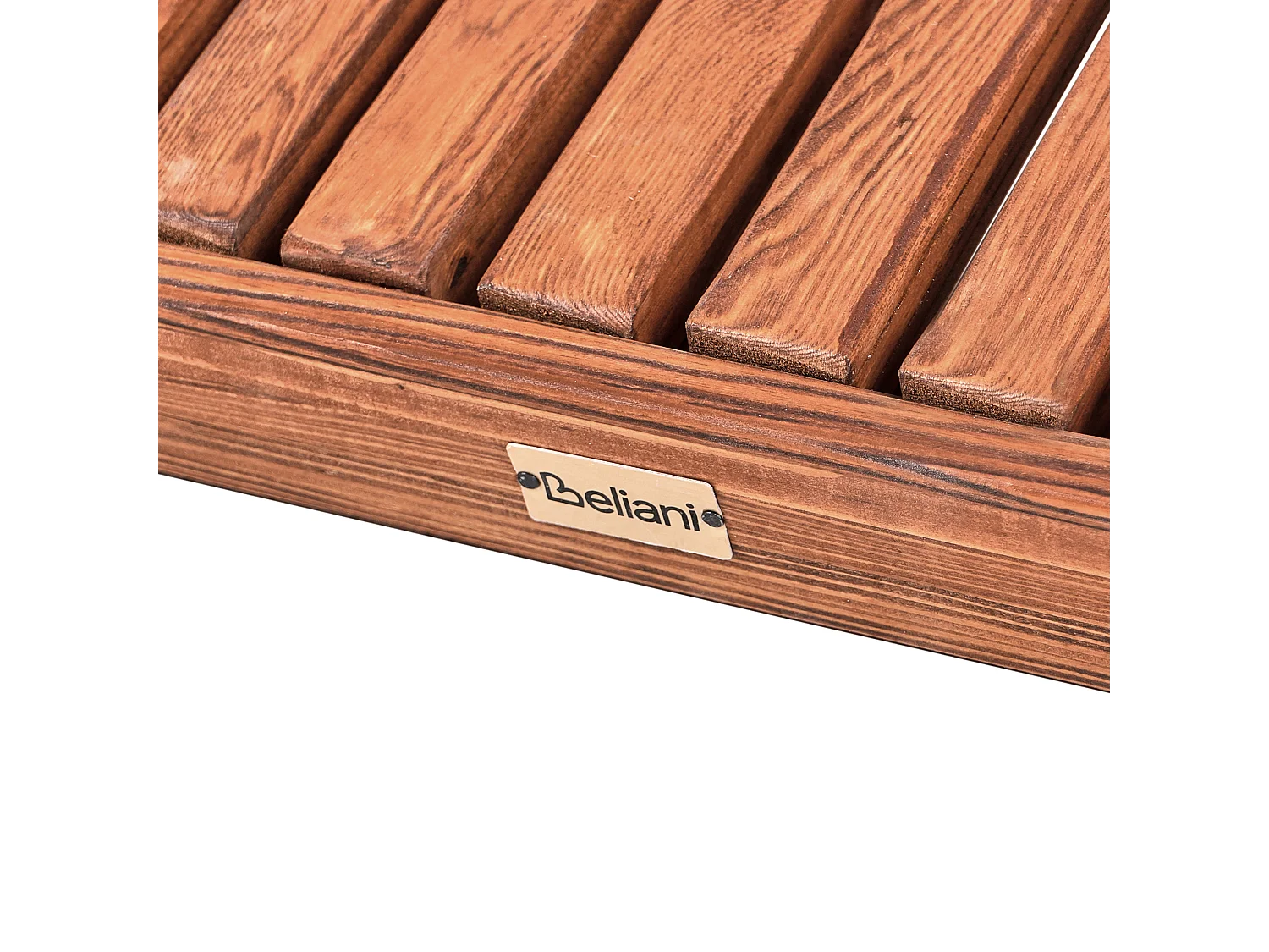 Leżak ogrodowy TANARO Drewno modrzewiowe Brązowy