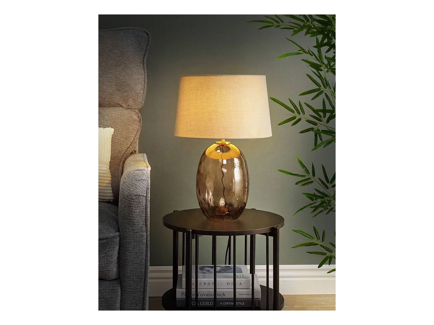 Lampe à poser BONELLI Gris