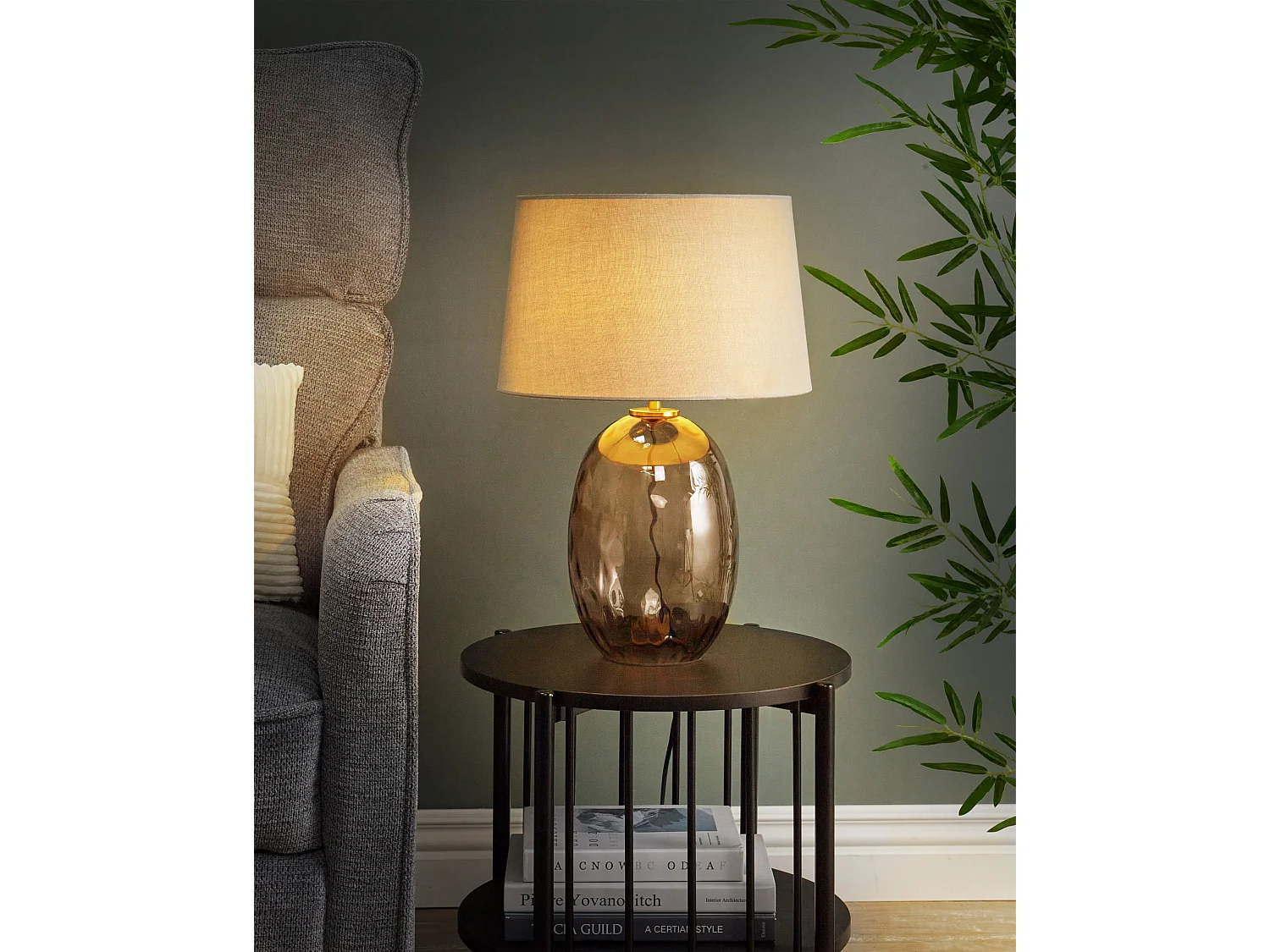 Lampe à poser BONELLI Gris