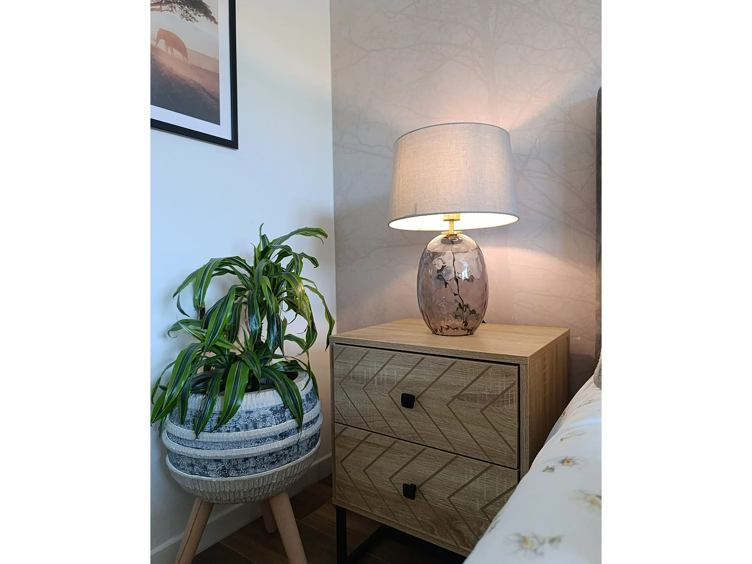 Lampe à poser BONELLI Gris